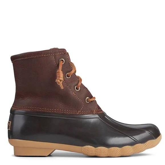 Women's Sperry Brown Saltwater Duck Boot - Picture 2 of 9